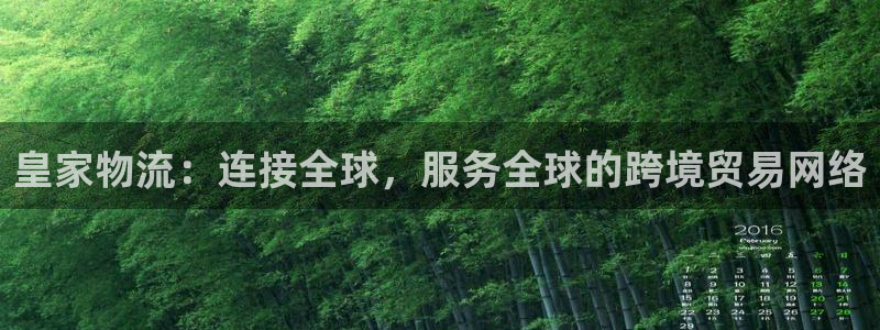 狗子28登录不上咋回事：皇家物流：连