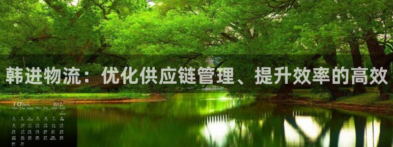 狗子28的平台：韩进物流：优化供应链